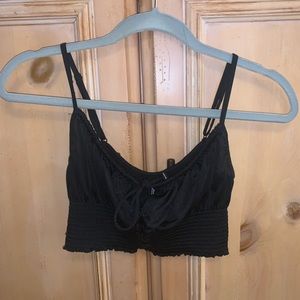 Urban Outfitters Black Hook and Eye Tank Top